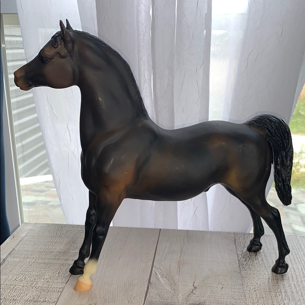 Breyer Vintage Standing Chocolate Morgan Stud